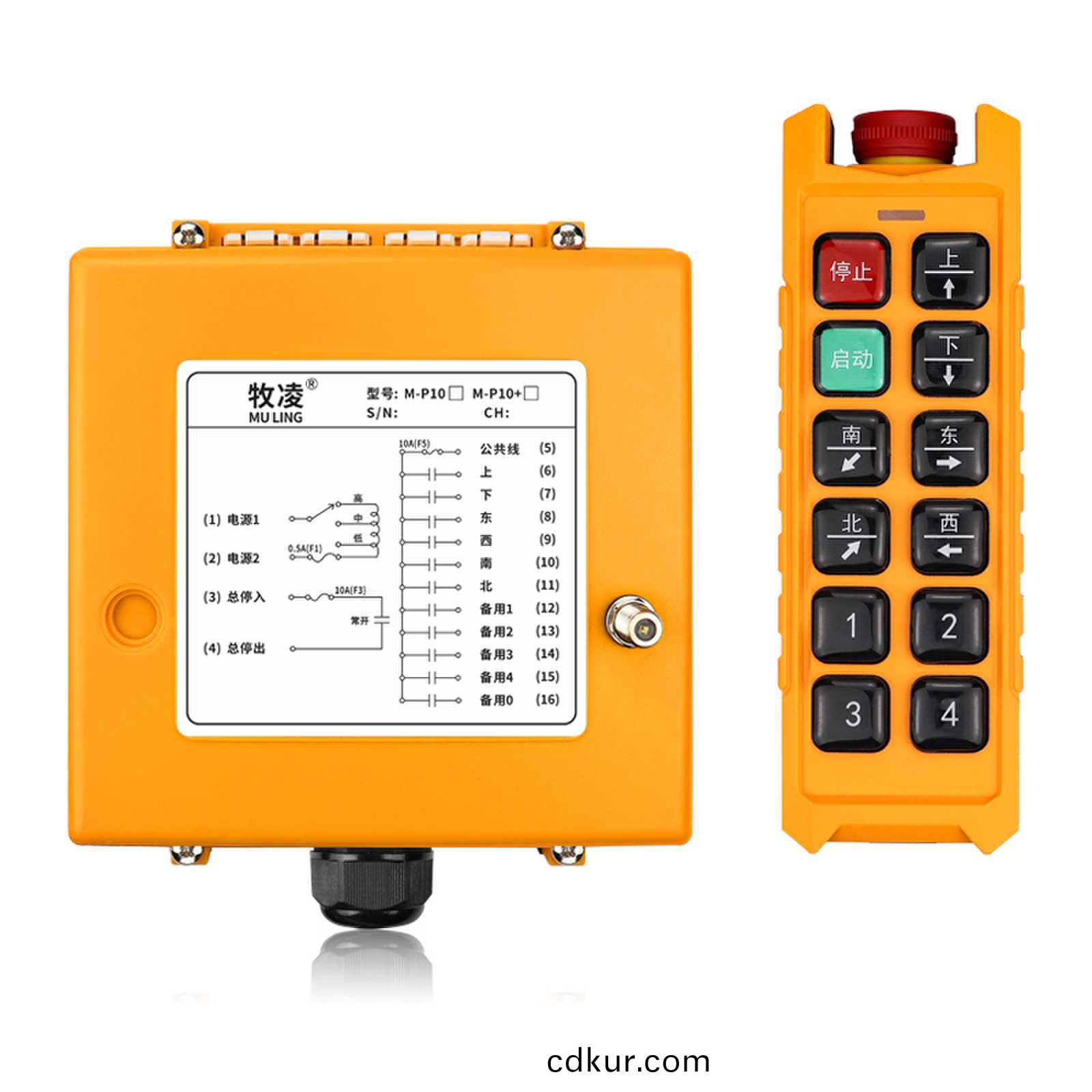 工業設備(bei)遙控器的工作原理
